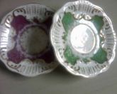 porcelana shimidt muito antiga 2 pratinhos pequenos(PIRES)